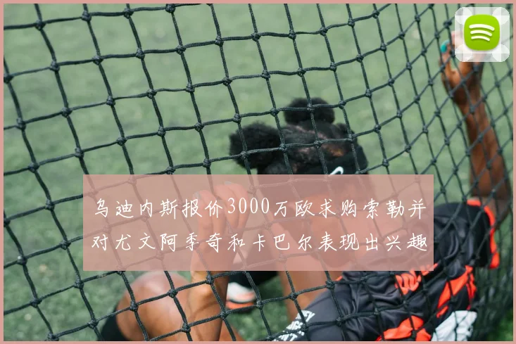 乌迪内斯报价3000万欧求购索勒并对尤文阿季奇和卡巴尔表现出兴趣